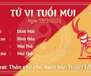 Tử vi Thứ 7 ngày 18/02/2023 của 12 con giáp: Mùi đón tài lộc, Tý gặp cản trở