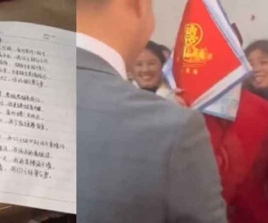 Cô dâu phải đọc thơ khóc thảm thiết theo phong tục, nào ngờ đi 2.000km về nhà chồng liền quên sạch