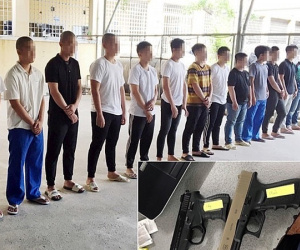 Công an nổ súng bắt giữ nhóm côn đồ dùng súng chống trả công an