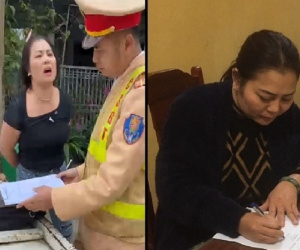 Khởi tố vụ án người phụ nữ lăng mạ, đụng chạm thân thể, đòi 'hôn CSGT tới chết'