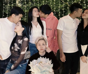 Khoảnh khắc cực hiếm: 3 cặp đôi hot nhất nhì làng bóng chung một khung hình!