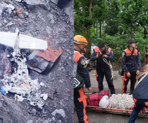 Máy bay rơi xuống núi lửa ở Philippnes, cứu hộ đang tìm nạn nhân mất tích