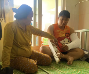 Đã có kết quả giám định thương tích shipper bị đánh gãy 2 tay