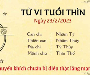 Tử vi thứ 5 ngày 23/02/2023 của 12 con giáp: Thìn lãng mạn, Mùi vướng thị phi