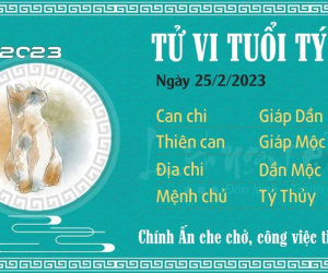 Tử vi Thứ 7 ngày 25/2/2023 của 12 con giáp: Tý gặp may mắn, Sửu vượng phát