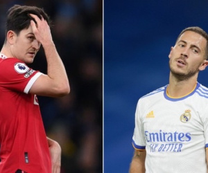 Maguire bị Hazard vượt mặt trong cuộc bầu chọn giải The Worst