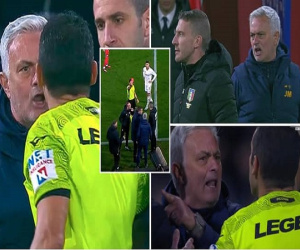 HLV Mourinho nhận thẻ đỏ, AS Roma thua đau đội bét bảng Cremonese