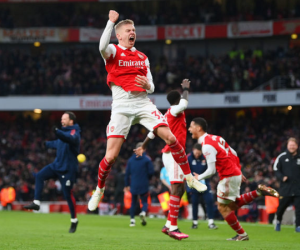 Ngược dòng cảm xúc ở phút 90+7, Arsenal tái lập cách biệt 5 điểm với Man City