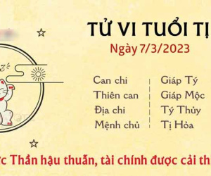 Tử vi thứ 3 ngày 07/03/2023 của 12 con giáp: Thìn thăng tiến, Mão gặp thị phi