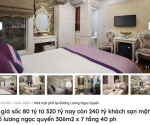 Khách sạn phố cổ Hà Nội rao giá hàng trăm tỷ, nơi dát vàng cũng tìm chủ mới