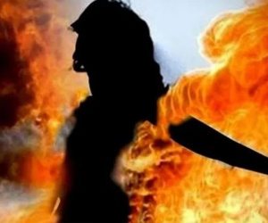 Ngăn cấm chồng đi nhậu, vợ bị thiêu sống