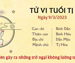 Tử vi thứ 5 ngày 09/03/2023 của 12 con giáp: Mão được giúp đỡ, Tị gặp rắc rối