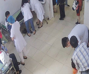 Ăn quả rụng ở sân trường, 11 học sinh lớp 6 phải đi cấp cứu