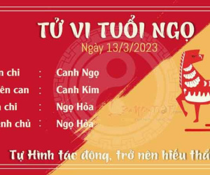 Tử vi thứ 2 ngày 13/03/2023 của 12 con giáp: Ngọ hiếu thắng, Tị gặp quý nhân