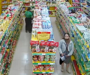 'Nữ quái' dùng váy làm nơi cất đồ, liên tục trộm cắp tại các cửa hàng Bách Hoá Xanh