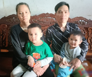 Chuyện tình cảm động và nghị lực sống của vợ chồng ở Hà Tĩnh