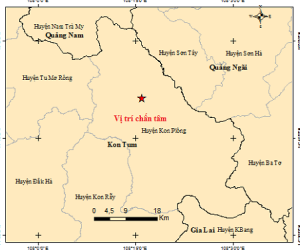 Động đất tiếp tục ở Kon Tum, 36 trận xảy ra trong 22 ngày