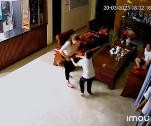 Cầm chổi định cho chồng một bài học, 'nóc nhà' vẫn phải chịu thua khi hai nhân vật đặc biệt can thiệp