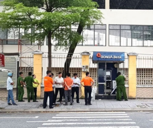 Đã bắt được đối tượng đập phá trụ ATM, trộm két tiền giữa trung tâm Đà Nẵng