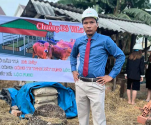 Lộc Fuho hé lộ hình ảnh công trình mang tên 'Chuồng bò Vila' và nhắc khéo một điều
