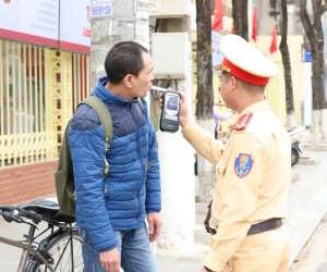 Sơn La xử lý nghiêm người điều khiển xe đạp vi phạm nồng độ cồn