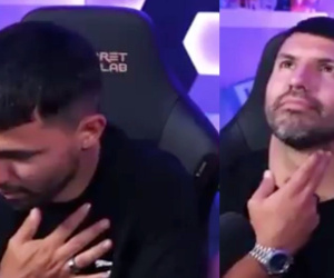 Aguero lên cơn đau tim khi đang livestream khiến NHM lo sốt vó