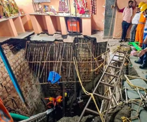 Sập giếng trong ngôi đền ở Ấn Độ, số người chết tăng lên 35 nạn nhân