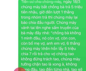 Biết chồng bị đám bạn nhậu 'chơi xấu', vợ nhắn tin chửi từng người khiến ai nấy phải trầm trồ