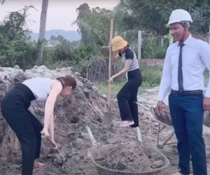 Lộc Fuho xây bể bơi 'triệu đô' siêu lớn trước công ty, tiết lộ lý do bất ngờ khiến công ty nhìn nhỏ bé