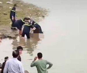 Bàng hoàng phát hiện thi thể cô giáo mầm non trên sông Lô