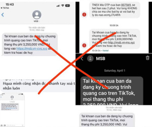 Mạo danh ngân hàng dọa người dùng đóng phí quảng cáo