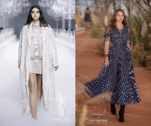 Vợ Bùi Tiến Dũng trở lại sàn catwalk, khoe body như gái chưa sinh