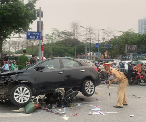 Vụ ô tô đâm loạt xe máy ở Hà Nội: Chưa thể tiên đoán hậu quả đối với bé 3 tuổi