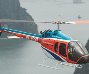 Doanh nghiệp nào kinh doanh tour trực thăng ngắm Hạ Long?