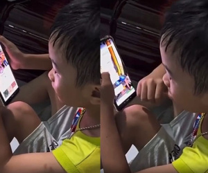 Rơi nước mắt trước cảnh bé trai ngồi một góc, đọc những dòng tin nhắn cuối cùng của mẹ rồi khóc