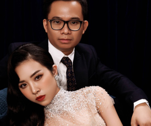 Á hậu Thúy An và chồng tiến sĩ có con đầu lòng