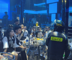 Đột kích quán bar, phát hiện 49 người dương tính với ma túy, nhiều đối tượng cộm cán