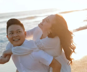 Bảo Thy khoe loạt ảnh tình tứ với chồng doanh nhân, khẳng định 'muộn một chút cũng không sao'