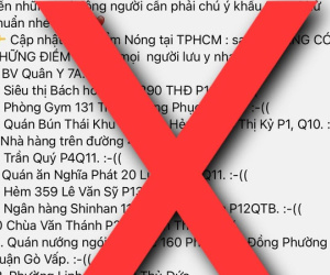 Sở Y tế TP HCM bác bỏ thông tin các điểm nóng COVID-19 trên địa bàn