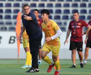 Các cầu thủ U22 Việt Nam nỗ lực thể hiện khả năng để cạnh tranh suất tham dự SEA Games 32