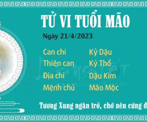 Tử vi thứ 6 ngày 21/04/2023 của 12 con giáp: Hợi tình cảm hài hòa, Mùi mâu thuẫn đồng nghiệp