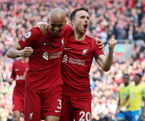 Liverpool thắng kịch tính Nottingham Forest