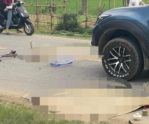 Va chạm xe bán tải, 2 người phụ nữ đi xe máy tử vong tại chỗ