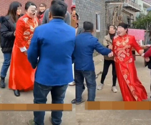 Bạn gái cũ vác bụng bầu tới phá đám cưới, chú rể oan ức hét lên: 'Tôi lấy đâu ra 1 tỷ'