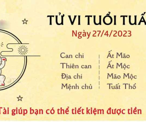 Tử vi thứ 5 ngày 27/04/2023 của 12 con giáp: Tý làm phật lòng người lớn, Tuất giữ được tiền