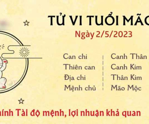 Tử vi thứ 3 ngày 02/05/2023 của 12 con giáp: Mão lợi nhuận, Dậu mất tiền