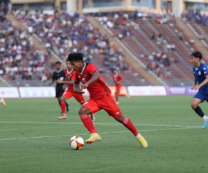 Thắng đậm Myanmar, U22 Indonesia chiếm ngôi đầu bảng A