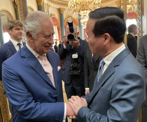 Chủ tịch nước Võ Văn Thưởng hội kiến Vua Charles III