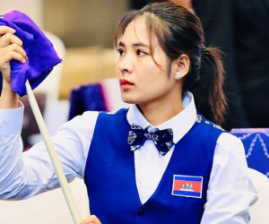 'Nữ hoàng Billiards Campuchia' suýt khóc sau trận thắng Việt Nam