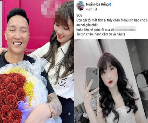 Thực hư thông tin con gái Huấn Hoa Hồng mất tích